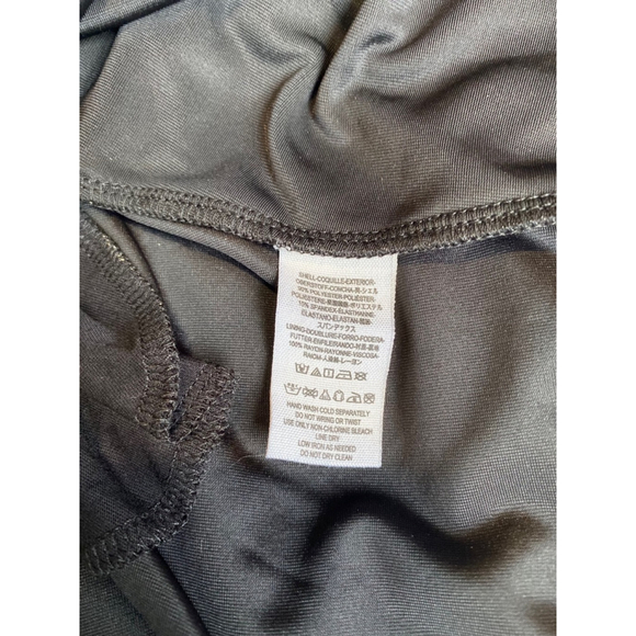 Free People Black and Gold Shattered Foil Velvet Strapless Mini Dress Small - Picture 3 of 6